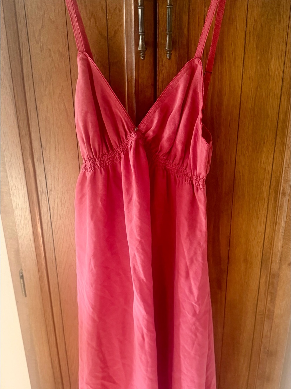 *Vintage* Victoria's Secret Coral-Pink Slip with Adjustable Straps-Size Medium